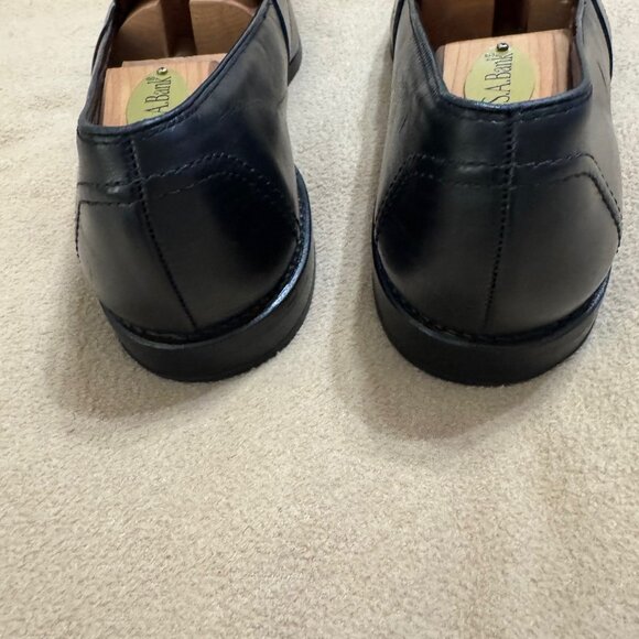 MENS BLACK ALLEN EDMONDS RANDOLPH LOAFERS SIZE 12D EXCELLENT CONDITION - Picture 4 of 6